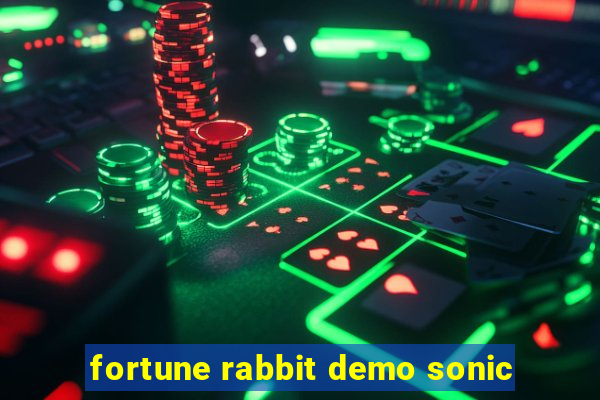 fortune rabbit demo sonic