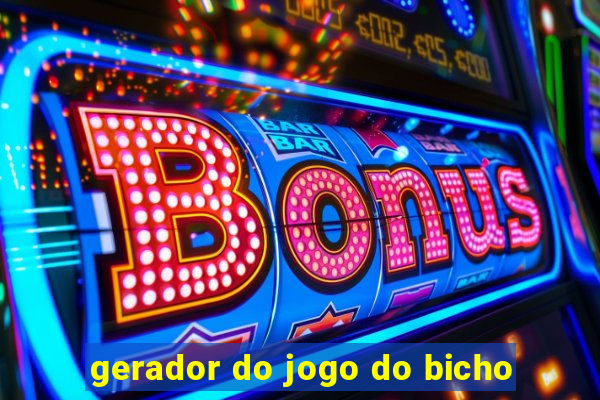 gerador do jogo do bicho