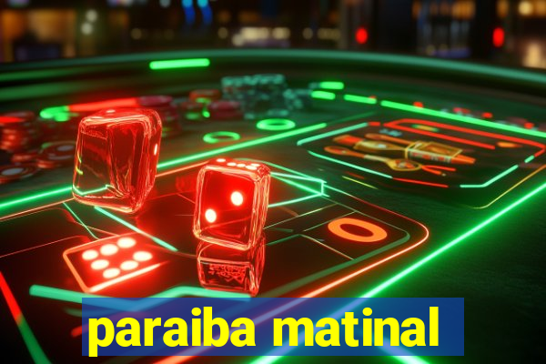 paraiba matinal