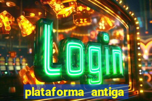 plataforma antiga de jogos