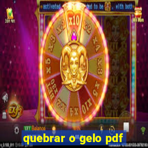 quebrar o gelo pdf