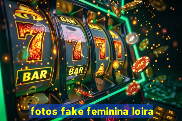 fotos fake feminina loira