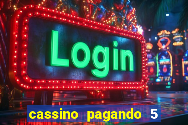 cassino pagando 5 reais no cadastro