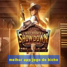 melhor app jogo do bicho