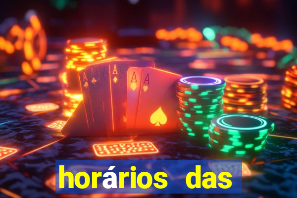 horários das plataformas de jogos