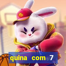 quina com 7 dezenas valor