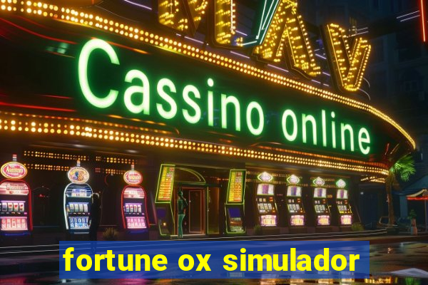 fortune ox simulador