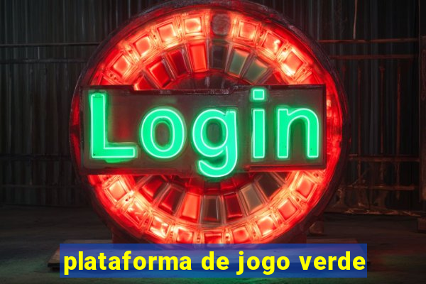 plataforma de jogo verde