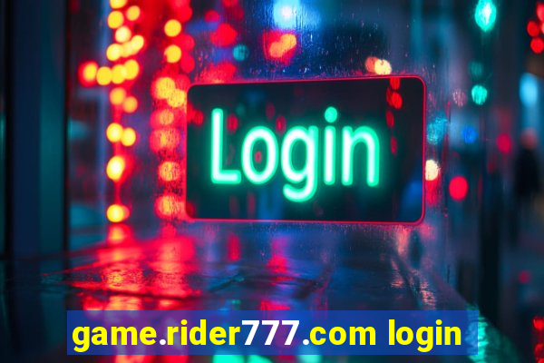 game.rider777.com login