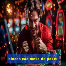 blocos cad mesa de poker